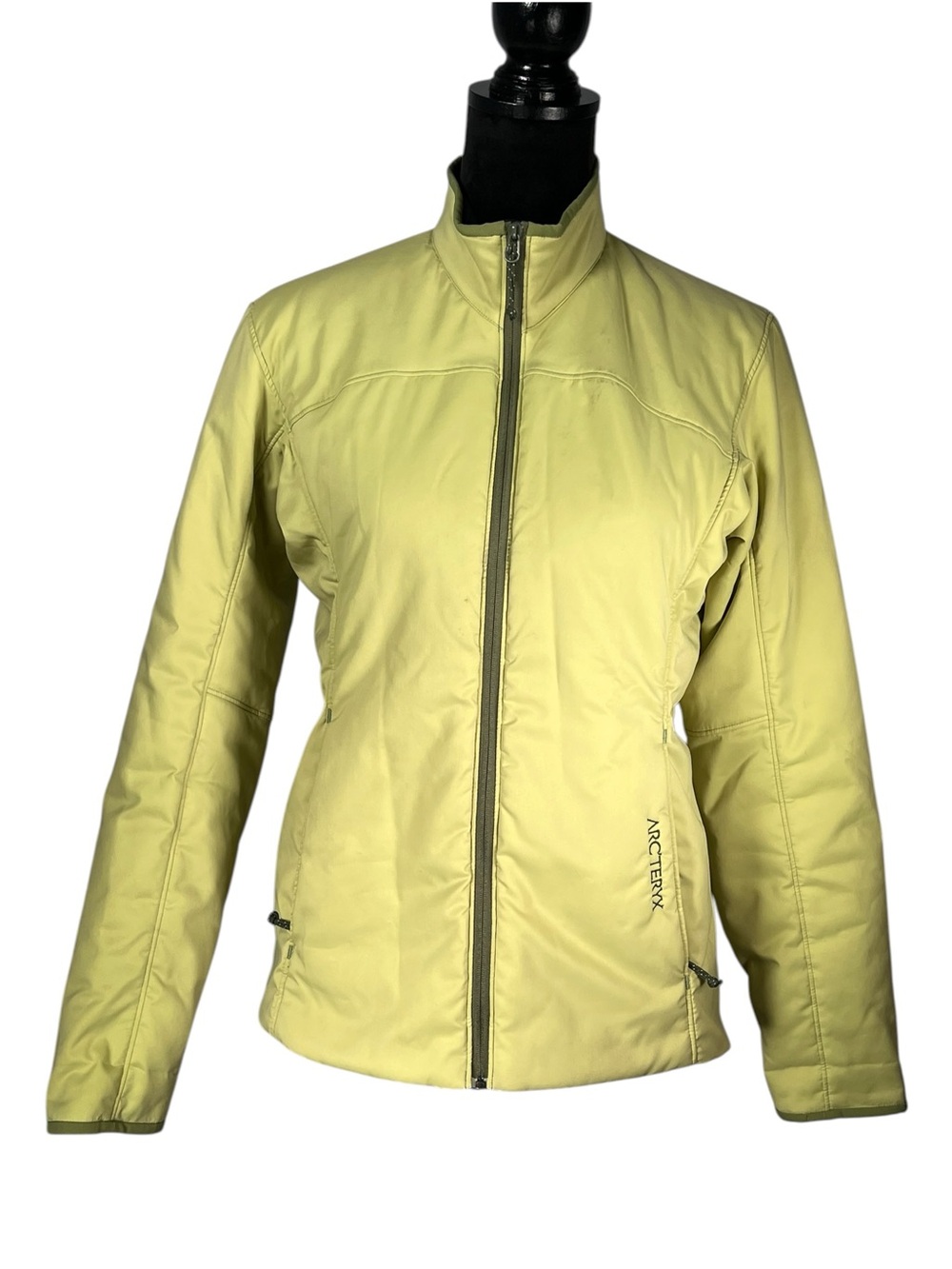 Arc'teryx Yellow Ski Jacket Snow Full Zip Performance Tech Snowboard Winter